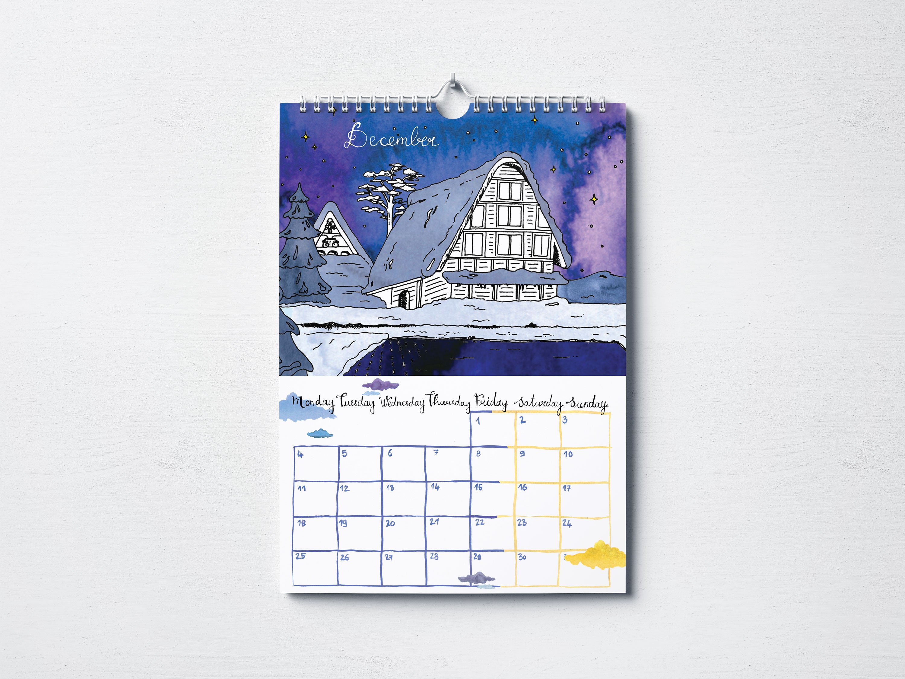 Wall Calendar A3 - Japan Edition