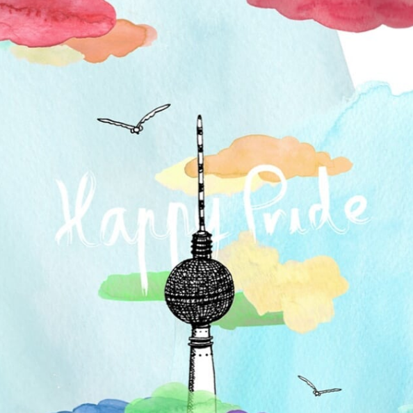 Gay Pride Berlin's TV Tower - Architecture, Art - Berlin - Germany CSD