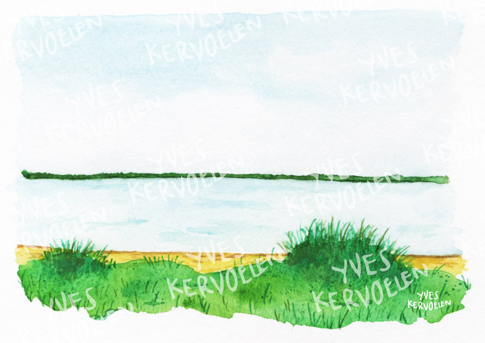Lake View 1, 2, 3 - Landscape - Art - A4/A3