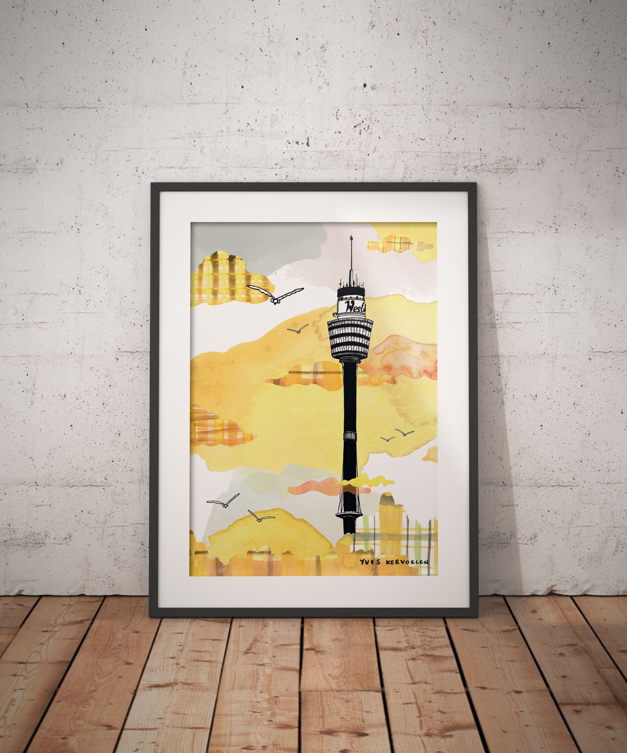 Sydney Tower Eye - Sydney - Australia // A4 // Poster, Architecture, Art.